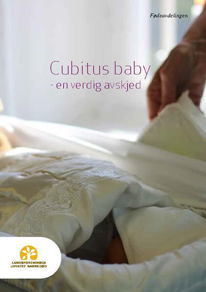 Forside folder om Cubitus baby - en verdig avskjed